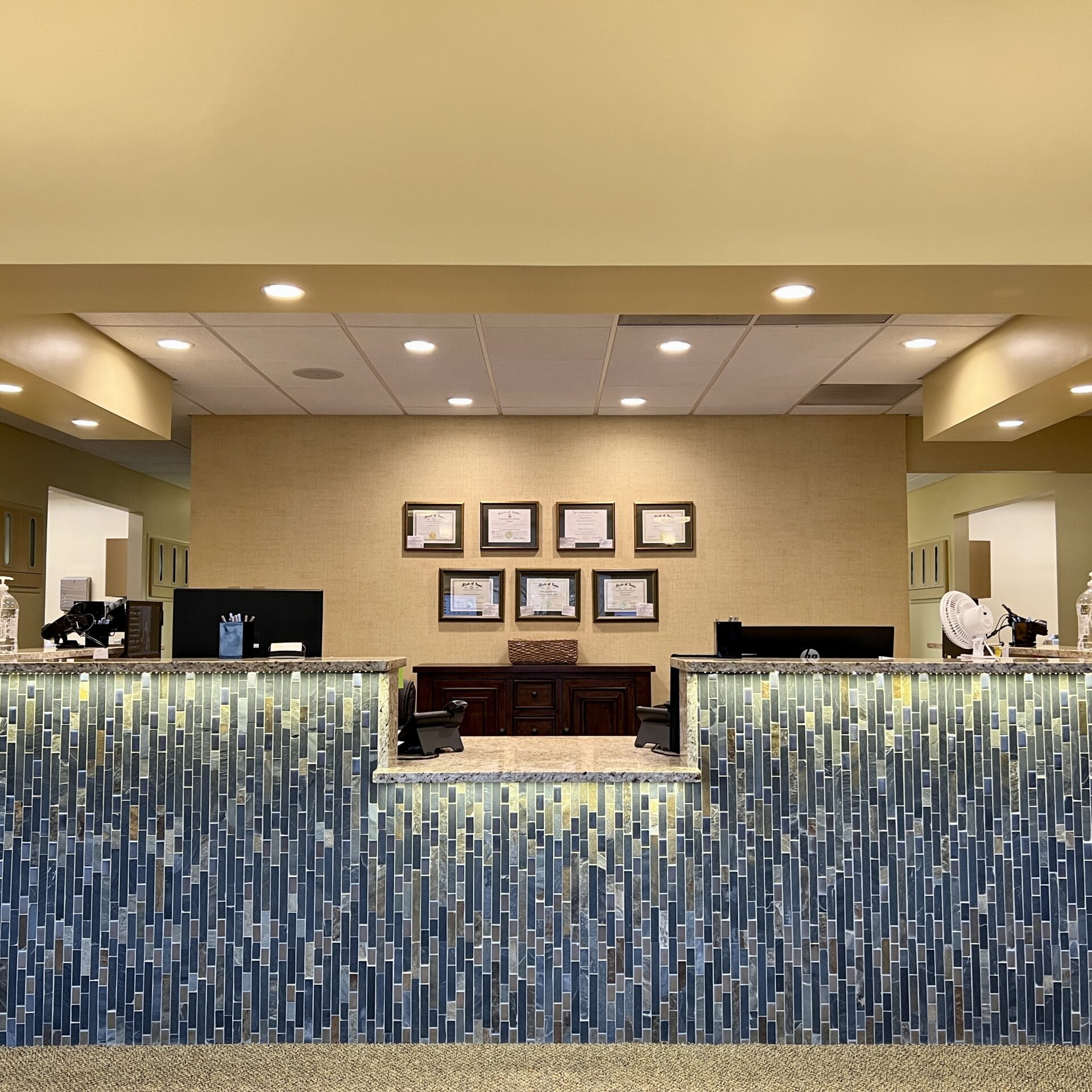 anderson dental office front desk